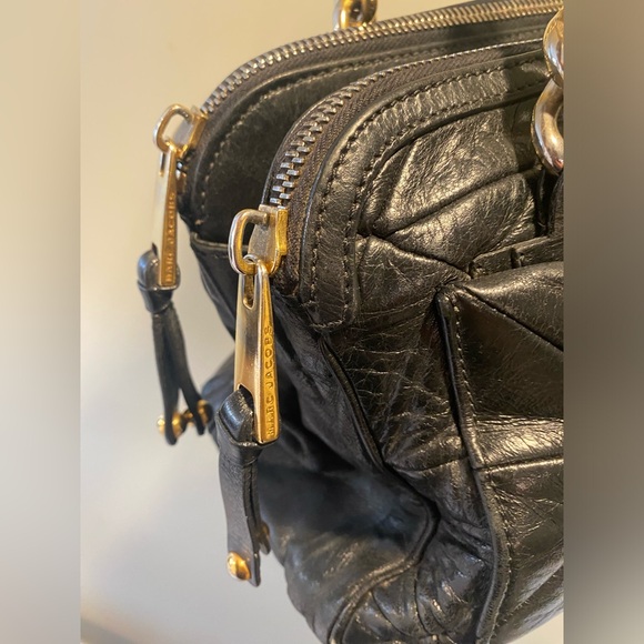 Marc Jacobs Black Patchwork Leather Ines Bag - Picture 4 of 4